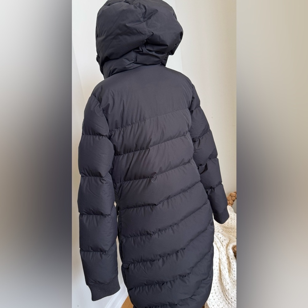 Lole Katie XS Black Down Puffer Parka Hooded Coat Pacers Paris Edition EUC - Picture 5 of 12